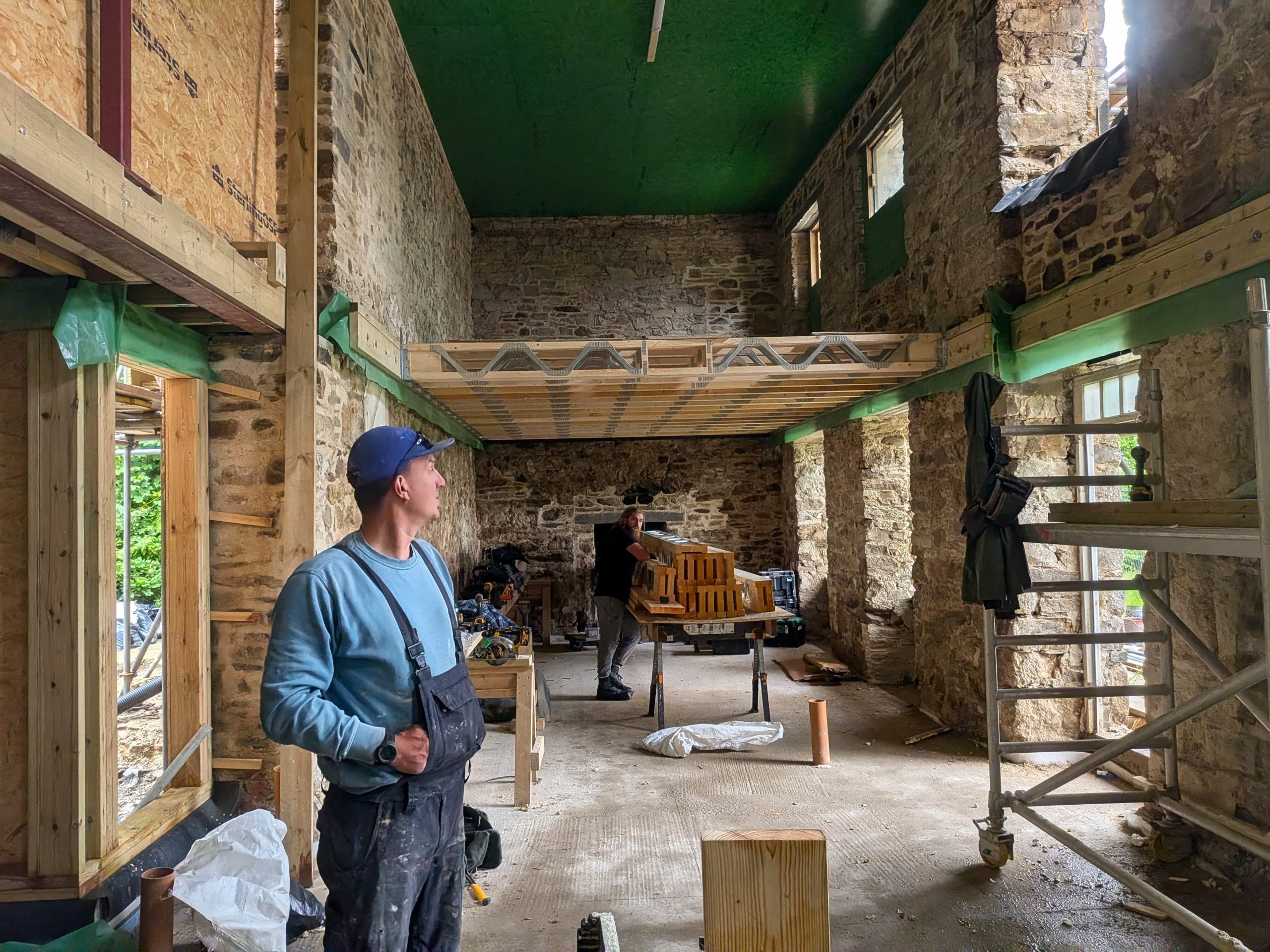 16th Century Farmhouse Deep Retrofit First Floor Interior 1 June