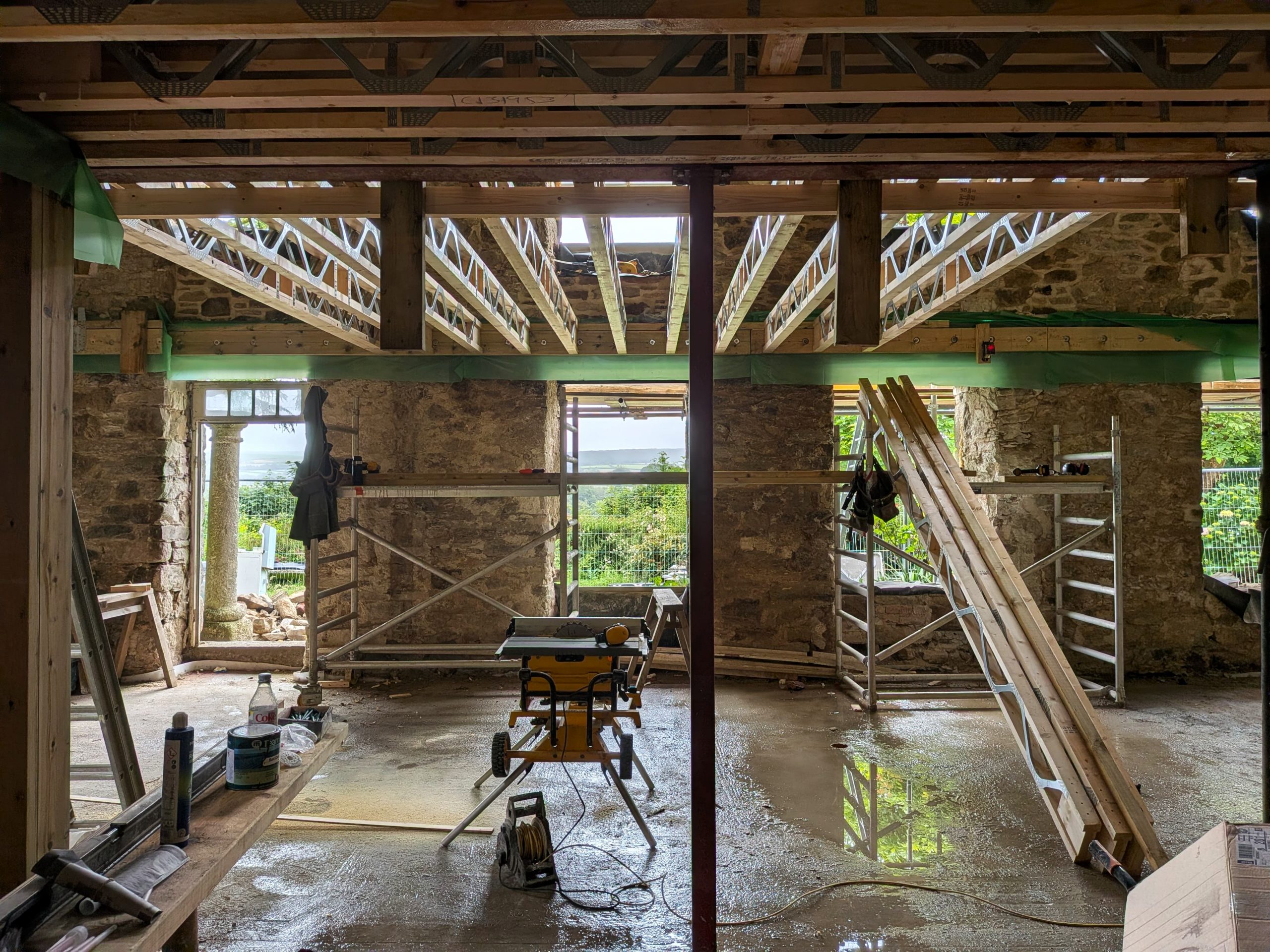 16th Century Farmhouse Deep Retrofit First Floor Interior 2 June