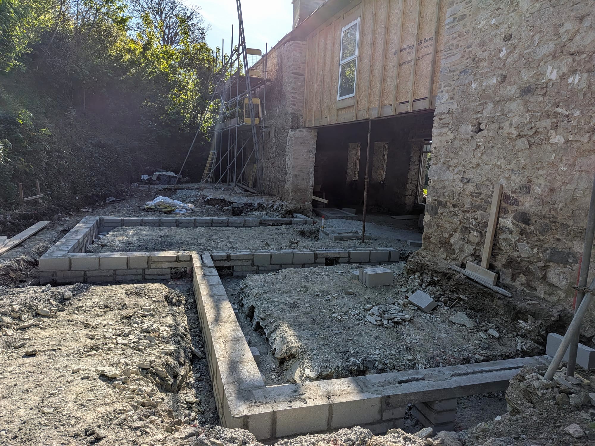 16th Century Farmhouse Deep Retrofit Foundation May